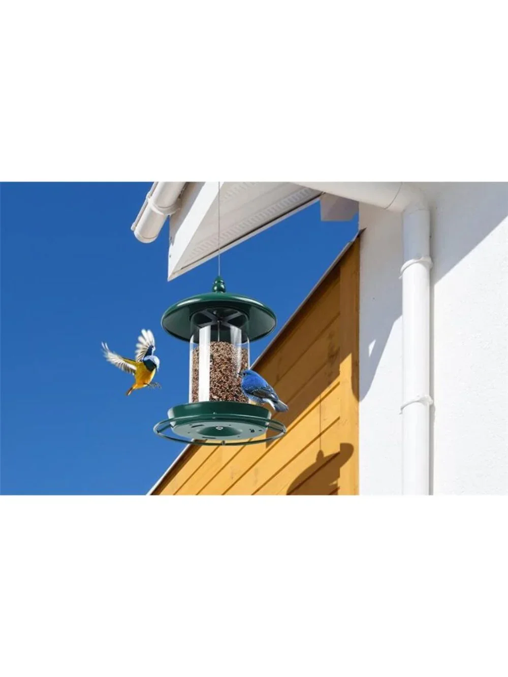 New Pack of 2 Bird Feeder for Outdoor Hanging. Green